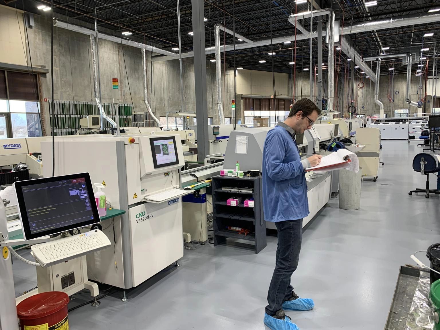 SMT equipment from a large contract manufacturer